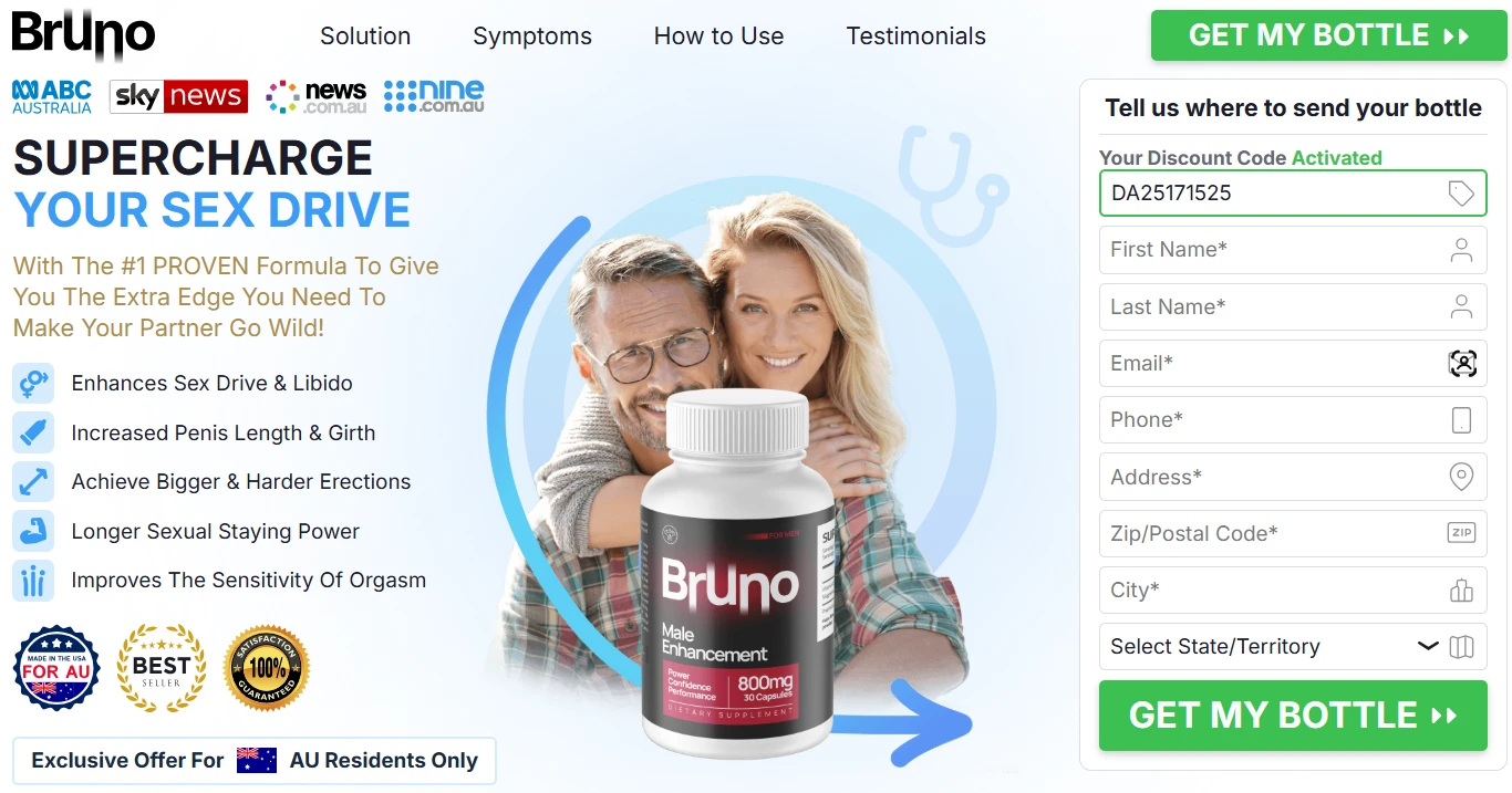 Bruno Male Enhancement Australia Order page 